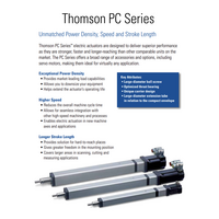 PRECISION SERIES THOMSON PRECISION SERIES RODDED ELECTRIC ACTUATOR<BR>SPECIFY NOTED INFORMATION FOR PRICE AND AVAILABILITY